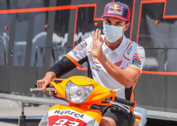 Marc Marquez riprende gli allenamenti.