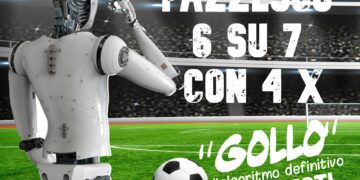 GOLLO: pazzesco 6 su 7 con 4 pareggi….folle non giocarlo.