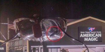 Brutta avventura per l’American Magic alla Prada Cup.