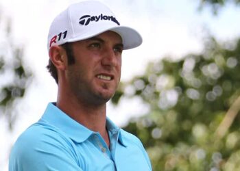 Dustin Johnson al comando del Saudi International 2021.