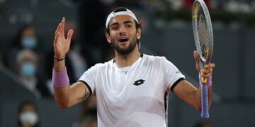 Berrettini cavalca il sogno, poi si arrende.