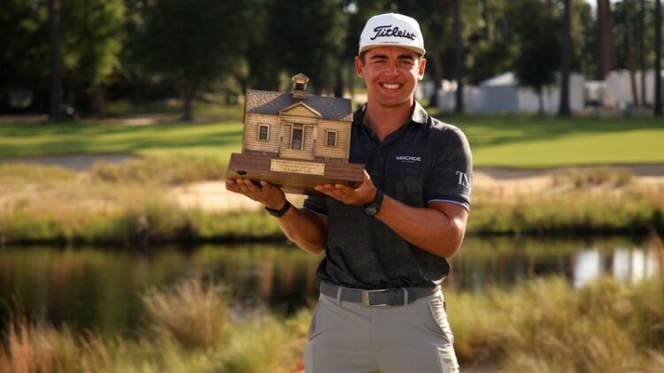 Garrick Higgo vince il campionato Palmetto.