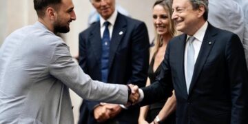 Gli Azzurri in trionfo e Draghi è pazzo di Donnarumma