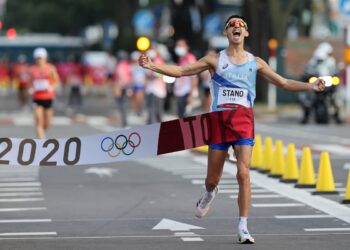 Oro per Massimo Stano nella marcia 20 chilometri.