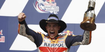 MotoGp Usa: vince Marquez. Quartararo secondo.