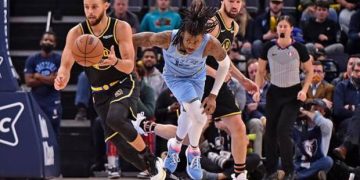 Playoff NBA, risultati della notte: Golden State travolge Memphis e Morant si fa male￼