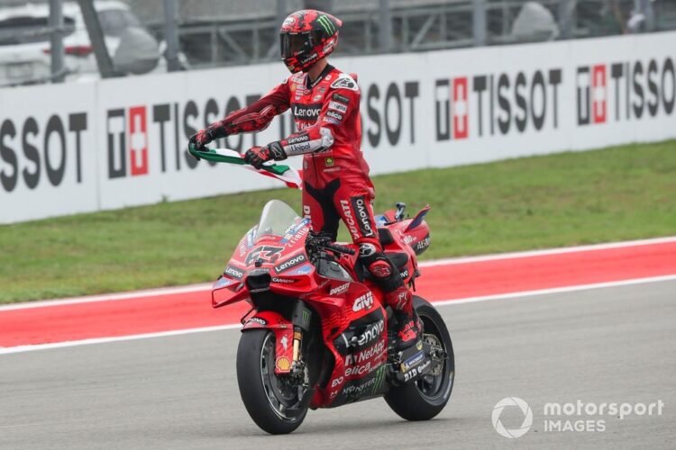 MotoGP, successo per Bagnaia al GP Austin