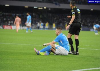 Napoli, lesione all’adduttore per Alessandro Buongiorno: stagione terminata