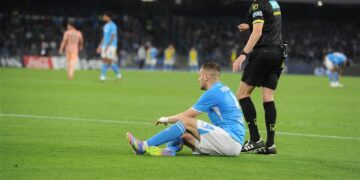 Napoli, lesione all’adduttore per Alessandro Buongiorno: stagione terminata