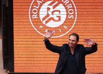 Roland Garros: il saluto del re Rafa Nadal