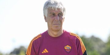 Giampiero Gasperini allenatore della Roma