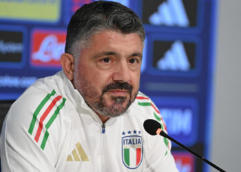 Gennaro Gattuso, CT Nazionale italiana Conferenza stampa Italia-Israele
