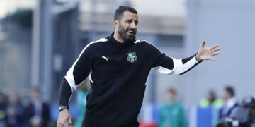 Sassuolo-Verona Fabio Grosso tecnico del Sassuolo