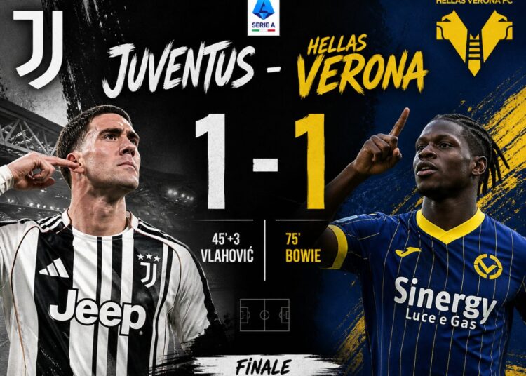juventus verona serie A