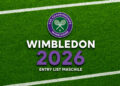 Wimbledon 2026 entry list maschile